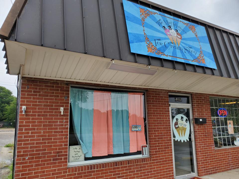 The Mad Hatters Ice Cream Shop, 1405 Hope Mills Road, Fayetteville.