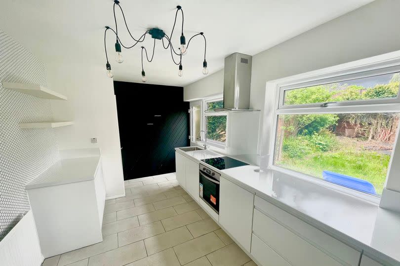 The finished kitchen -Credit:Natalie @littlemissrenovation