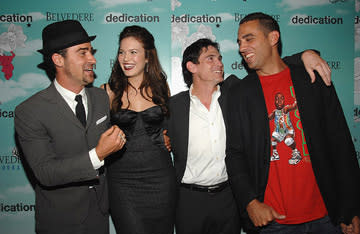 Director Justin Theroux , Mandy Moore , Billy Crudup and Bobby Cannavale at the New York City premiere of the Weinstein Company's Dedication