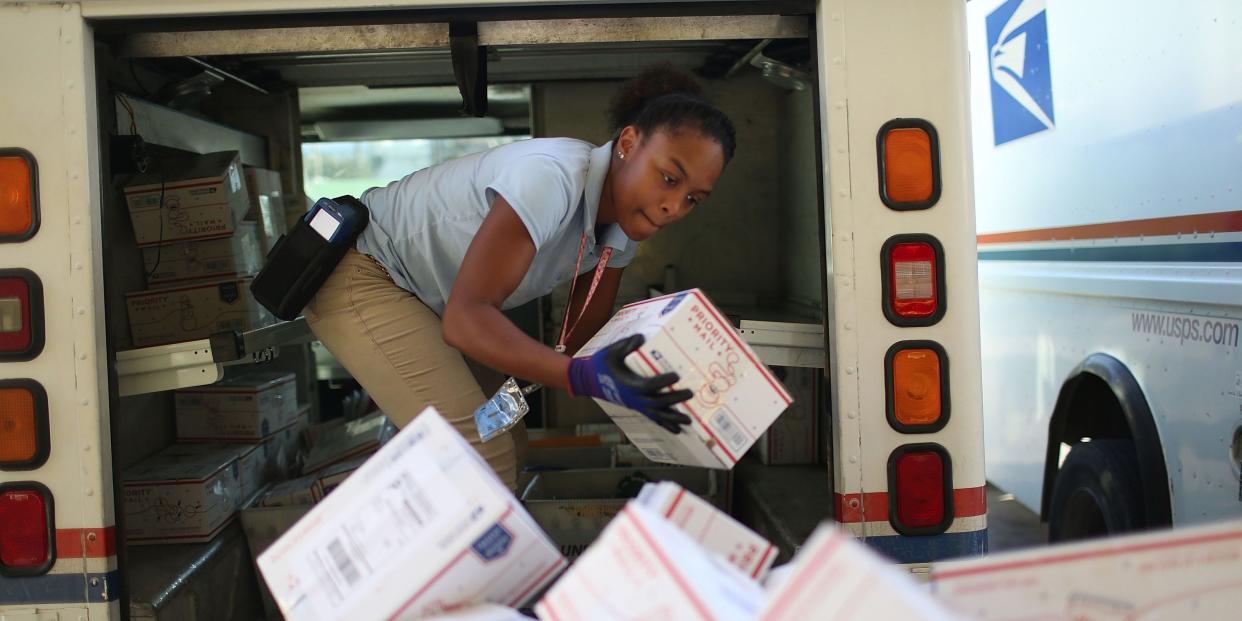 USPS mail carrier