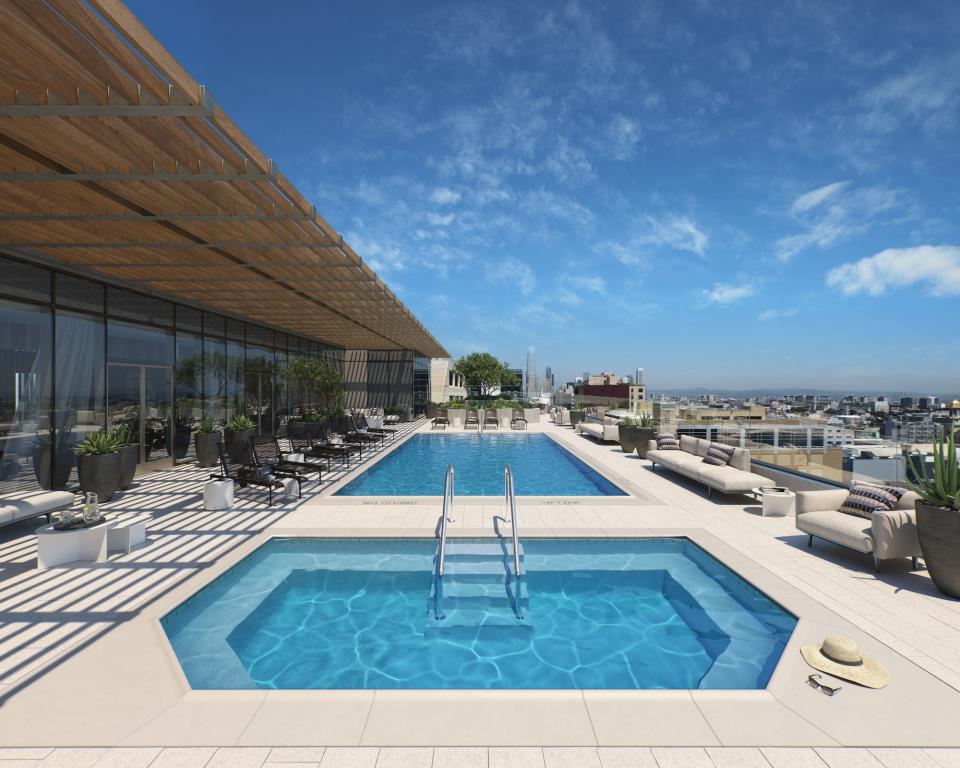 Rooftop Pool Deck at Fifteen Fifty