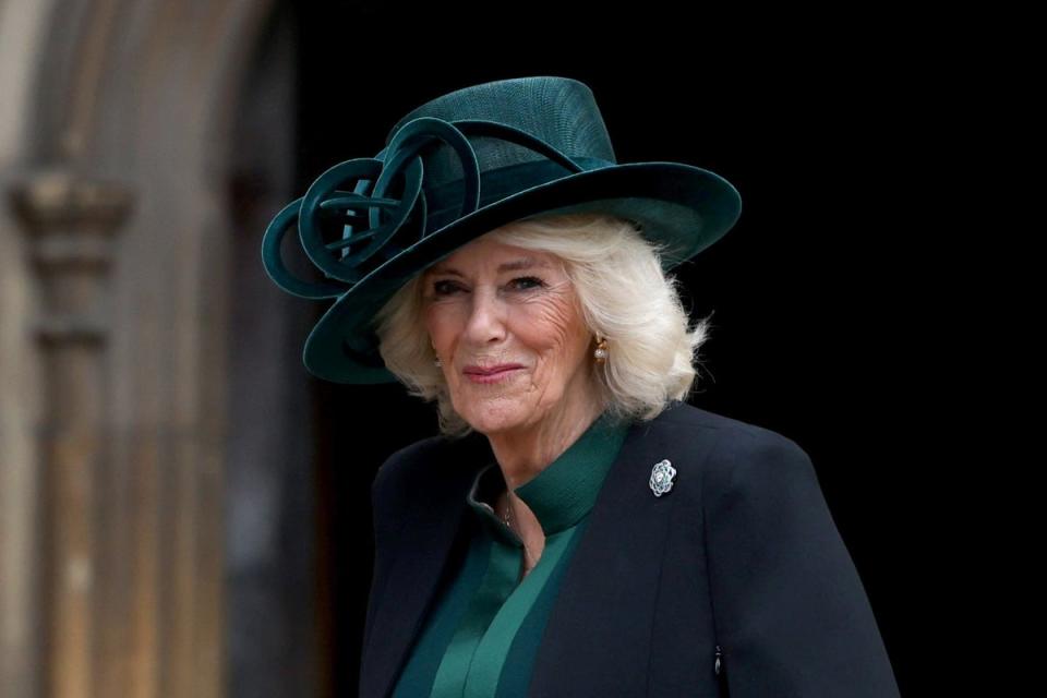 Queen Camilla was also honoured with two new titles today (PA Wire)