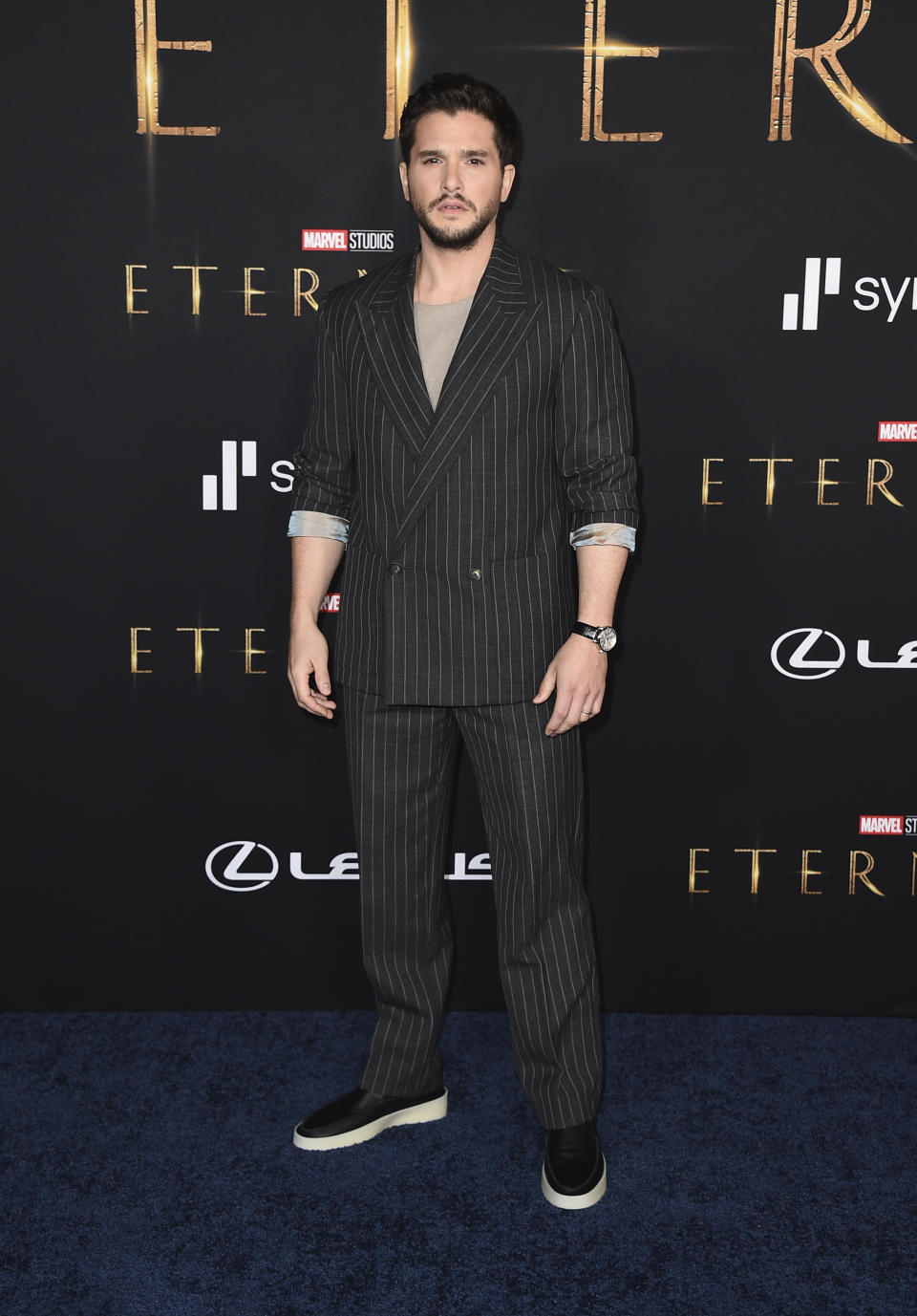 Kit Harington arrives at the premiere (Jordan Strauss/Invision/AP/PA)