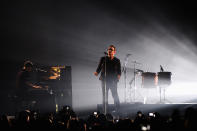 <p>U2, with four. Close behind, with three noms each: Red Hot Chili Peppers, Aerosmith, and R.E.M. (Photo: Getty Images) </p>