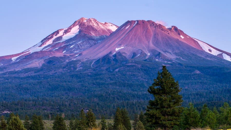 Mount Shasta is seen in a file photo. (Credit: iStock / Getty Images Plus)
