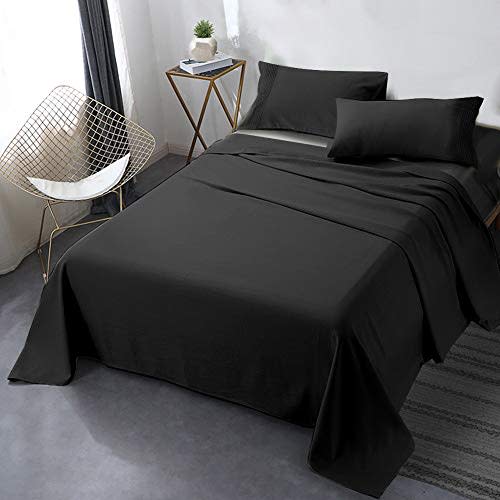 Secura Everyday Luxury Queen Bed Sheet Set 4 Piece - Soft Microfiber 1800 Thread Count 16