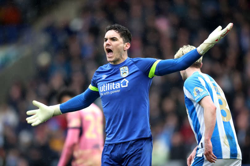 Lee Nicholls of Huddersfield Town