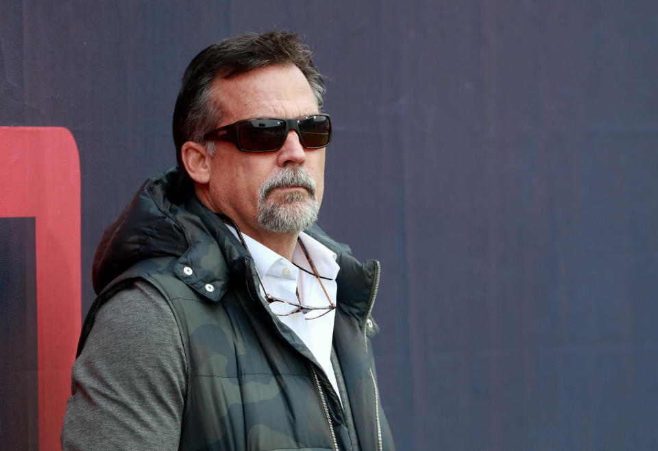 All in good fun: Jeff Fisher had funny responses to people making "7-9" jokes at his expense. (Getty Images)