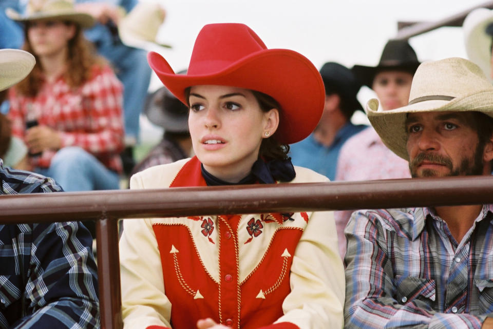 Anne in a Western costume