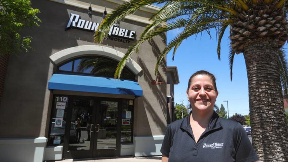 A new Round Table Pizza location is open on Broad Street in San Luis Obispo. Jennifer Lindo is area manager July 3, 2023.