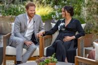 <p>During the couple's March interview with Oprah, they discussed some of Archie's first words and milestones, and Meghan gave a glimpse into their son's silly sense of humor.</p> <p>"He's on a roll. In these past couple weeks, [his favorite word] has been 'hydrate,' which is just hysterical," <a href="https://people.com/royals/meghan-markle-prince-harry-oprah-interview-archie-beach-video/" rel="nofollow noopener" target="_blank" data-ylk="slk:she said;elm:context_link;itc:0;sec:content-canvas" class="link ">she said</a>.</p>