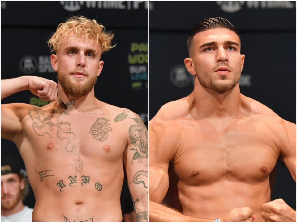 Jake Paul will take on Tommy Fury in the ring  (Getty)