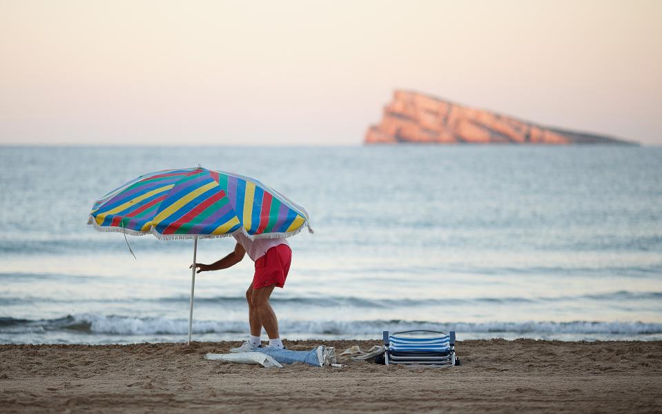 Anthony Peregrine flies the flag for the great British holidaymaker, the beaten track, the coach tour and the pedalo - 2013 Getty Images