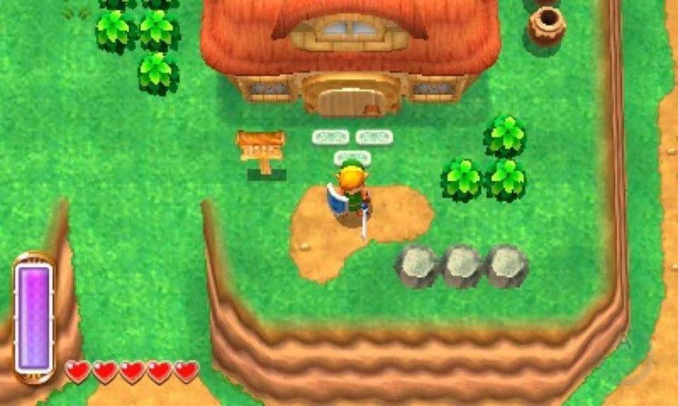 Mesmo sendo um jogo de portátil, A Link Between Worlds é a semente daquilo que vimos em Breath of the Wild (Imagem: Divulgação/Nintendo)