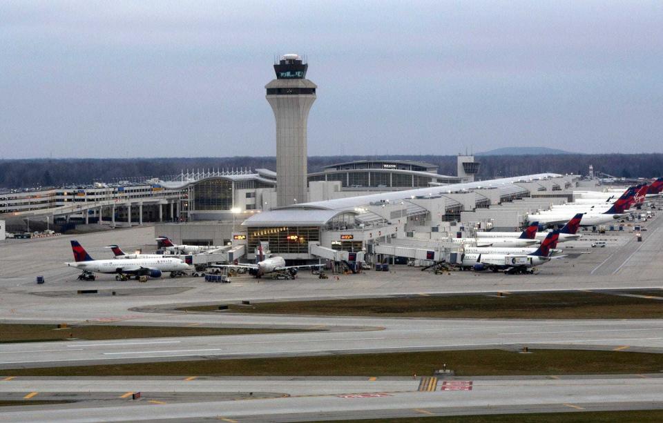 The McNamara Terminal at Detroit Metro Airport in Romulus in January 2017.