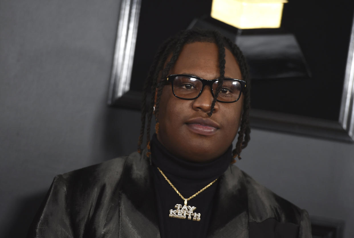 "I could&rsquo;ve easily dropped out when I got the call from Drake," Tay Keith told HuffPost, "but I chose to stay in and focus on getting my education to prove a point." (Photo: Jordan Strauss/Invision/AP)