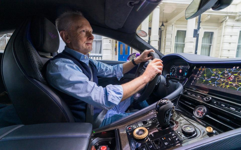 Jeremy Taylor takes the supercar for a spin through central London traffic