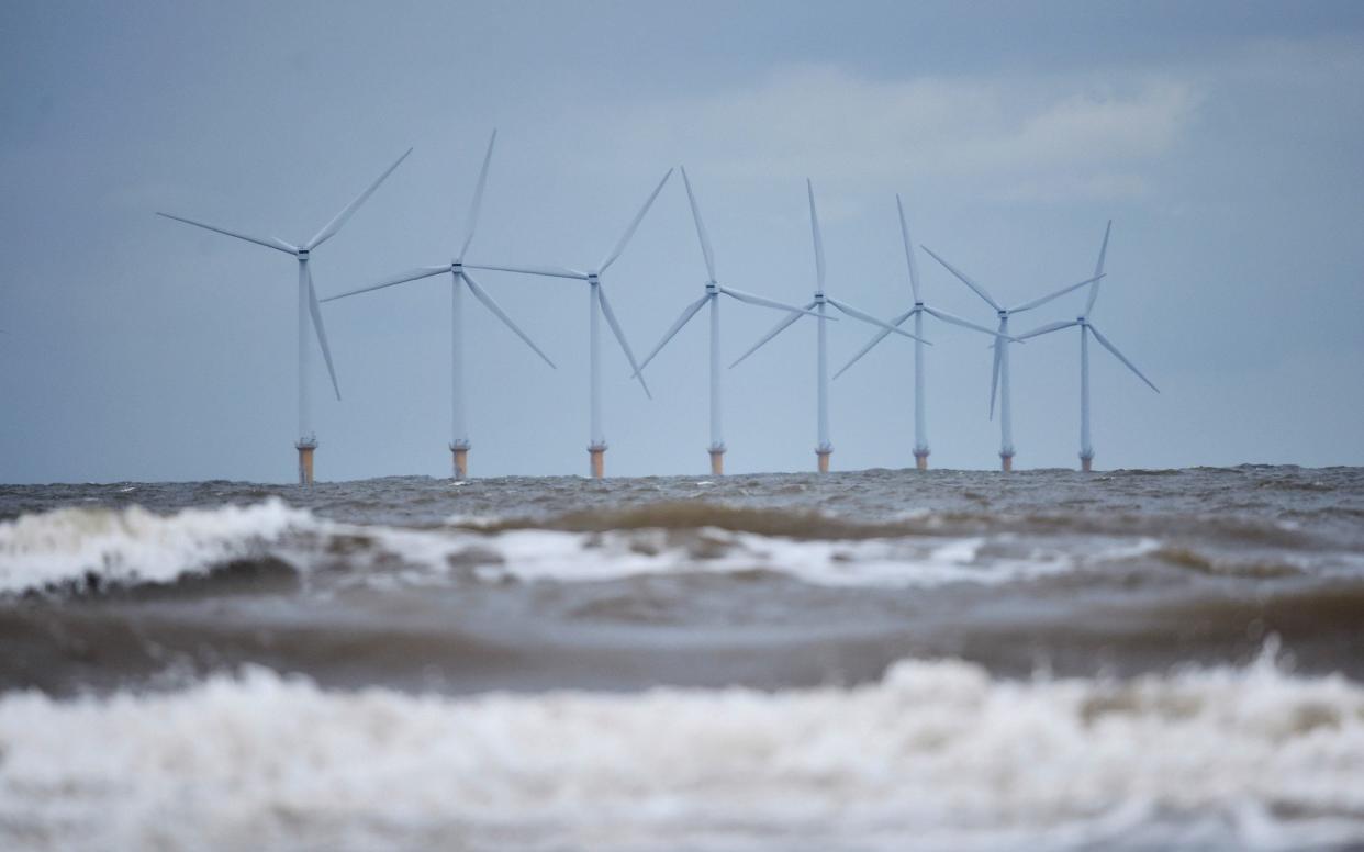 The forthcoming energy security strategy is expected to highlight offshore turbines as key to ramping up Britain's home-grown electricity supply - Nathan Stirk/Getty Images