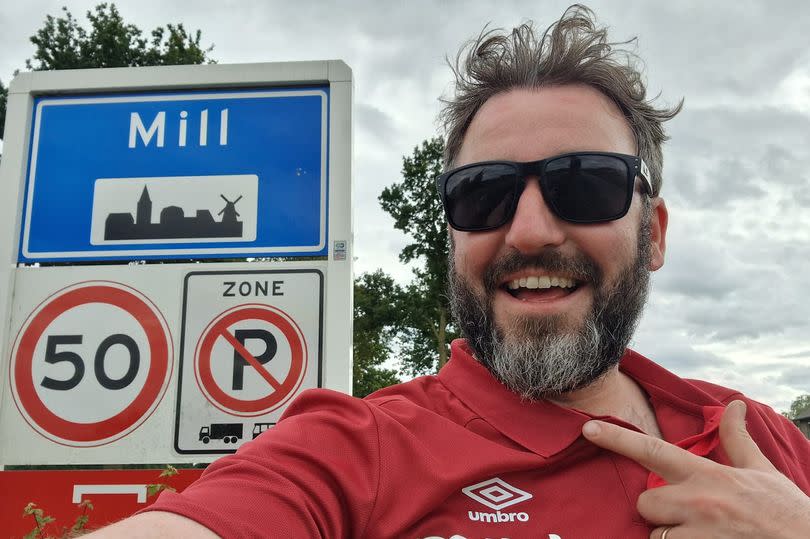 Callum Mill, 39, from Edinburgh, who works for the Big Hearts Community and bikes for refugees, organised the trip.
