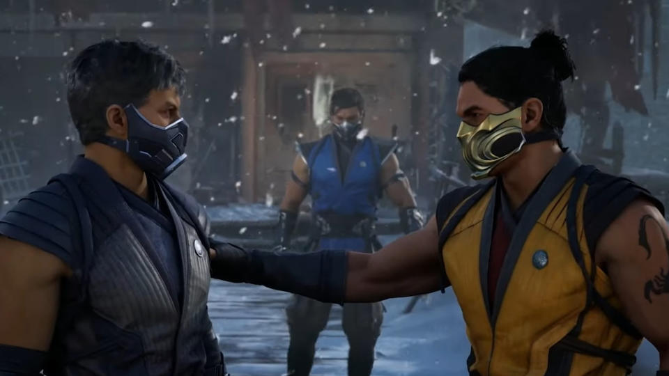 Scorpion, Sub-Zero, and Smoke