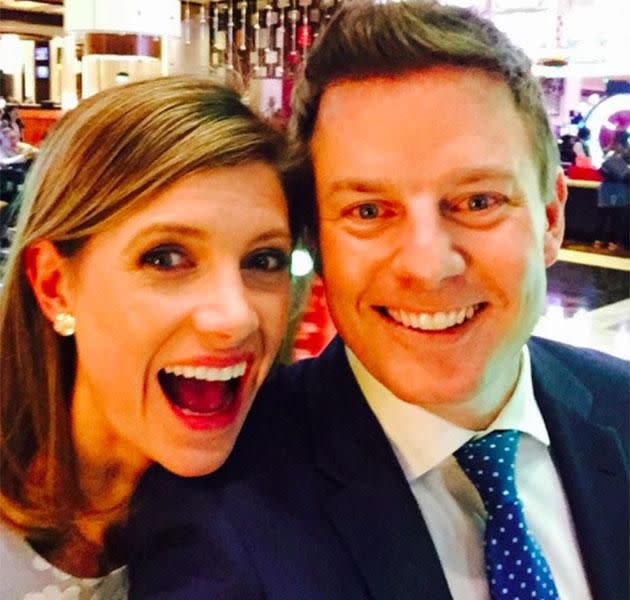 Jodie Speers and Ben Fordham. Source: Facebook