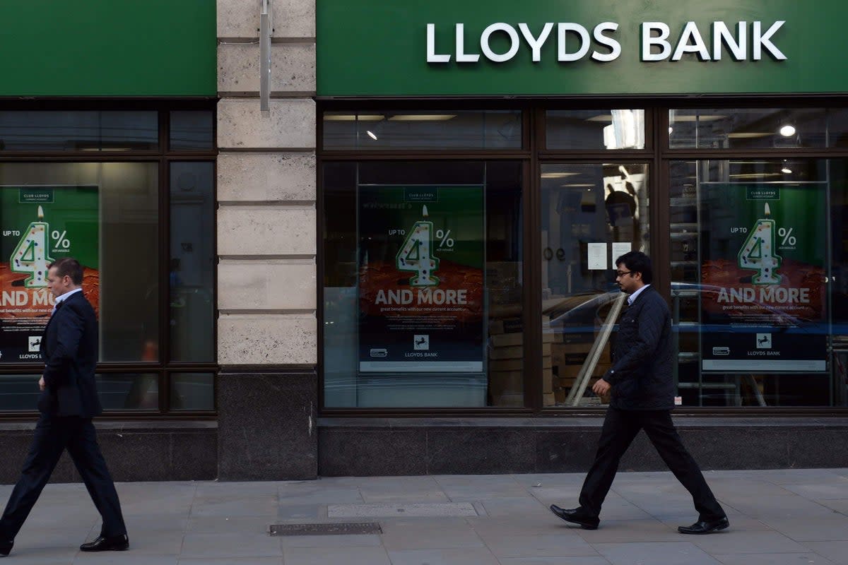 "We’re introducing a number of new roles and making changes to our branch teams so our customers can see us how and when they want to," Lloyds said. (PA Archive)