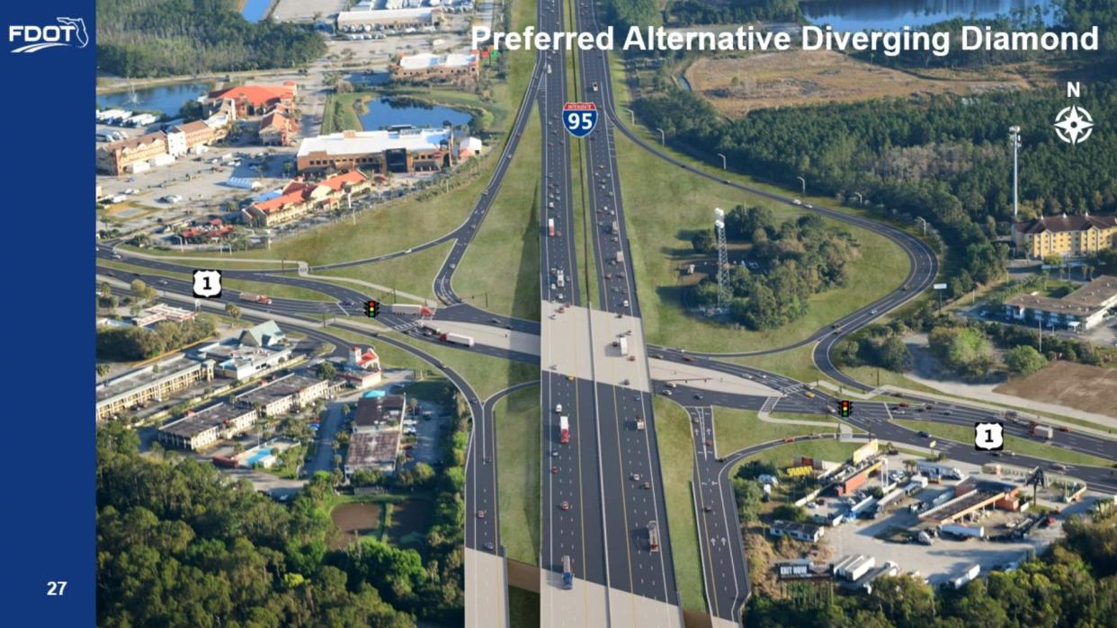 Plans for a $215 million overhaul of the Interstate 95 interchange at U.S. 1 in Ormond Beach will be presented at a public hearing starting at 5:30 p.m. Thursday, March 30, 2023, at The Chapel, 1805 U.S. 1, Ormond Beach.