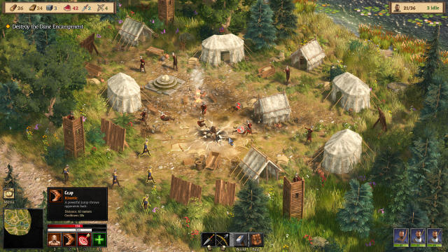 Real-time strategy game Dinolords has you defend against Danes riding  Dinosaurs