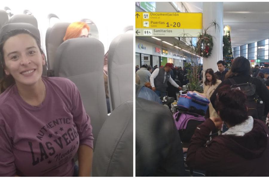 Conductora de TV tijuanense salva la Navidad y consigue que pasajeros aborden vuelo
