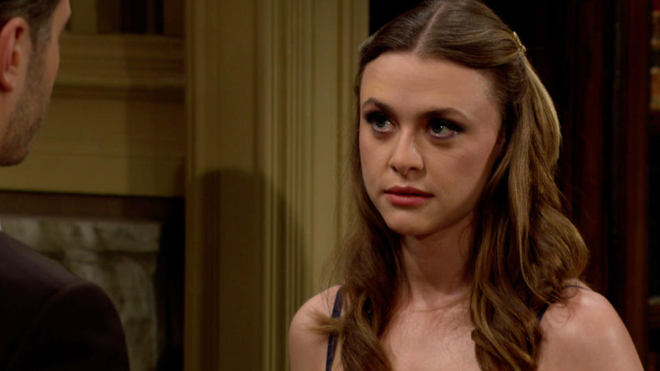 Hayley Erin as Claire in The Young and the Restless