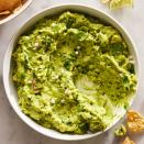 <p>Guacamole isn't just for tortilla chips. Our <a href="https://www.delish.com/cooking/recipe-ideas/recipes/a45570/best-ever-guacamole-recipe/" rel="nofollow noopener" target="_blank" data-ylk="slk:guacamole recipe;elm:context_link;itc:0;sec:content-canvas" class="link ">guacamole recipe</a> has onions, lime juice, and seasonings to add a punch to your tacos—especially if you aren't adding other toppings. Sliced avocado or a creamy <a href="https://www.delish.com/cooking/recipe-ideas/recipes/a42638/avocado-crema/" rel="nofollow noopener" target="_blank" data-ylk="slk:avocado crema;elm:context_link;itc:0;sec:content-canvas" class="link ">avocado crema</a> are other great options.</p>