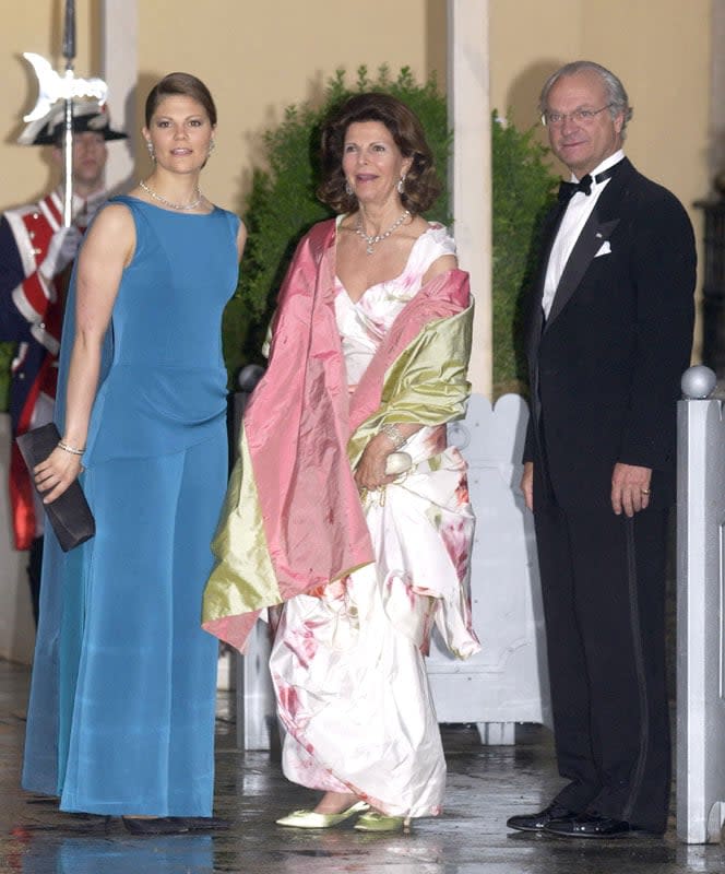 Carlos Gustavo, Silvia y Victoria de Suecia