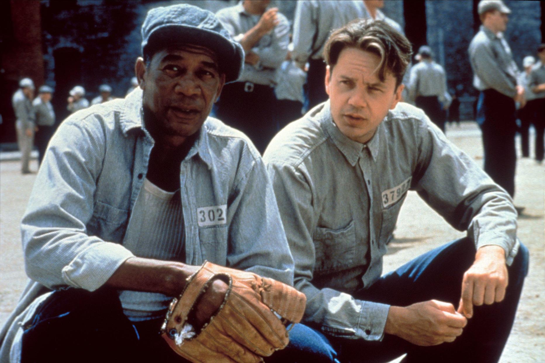Tim Robbins and Morgan Freeman star in The Shawshank Redemption. (Alamy)