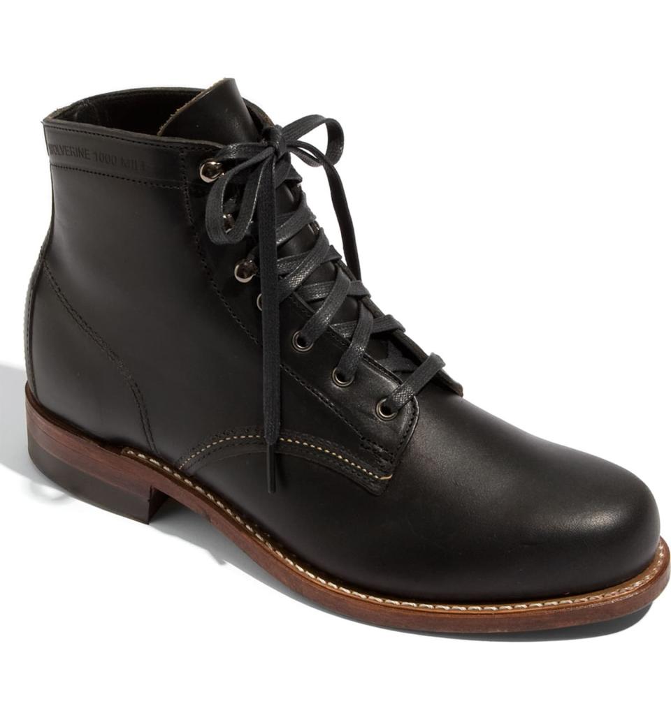 Wolverine 1000 Mile Plain Toe Boot