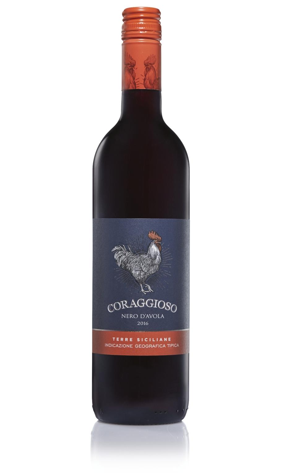 Coraggioso Nero D’Avola 2018 Sicilia DOC from Aldi