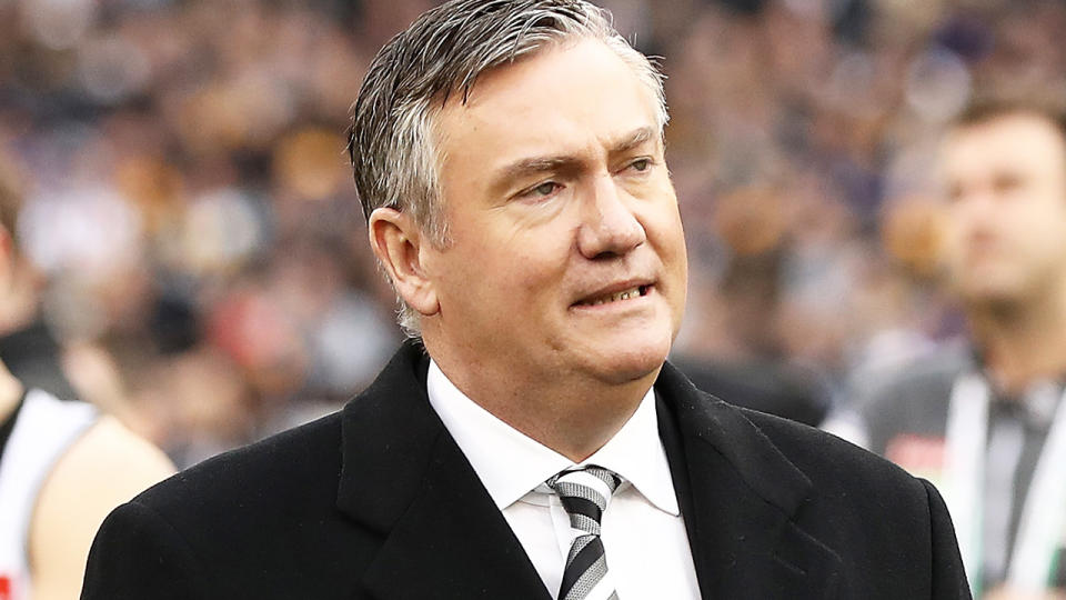 Collingwood president Eddie McGuire is pictured at the MCG.