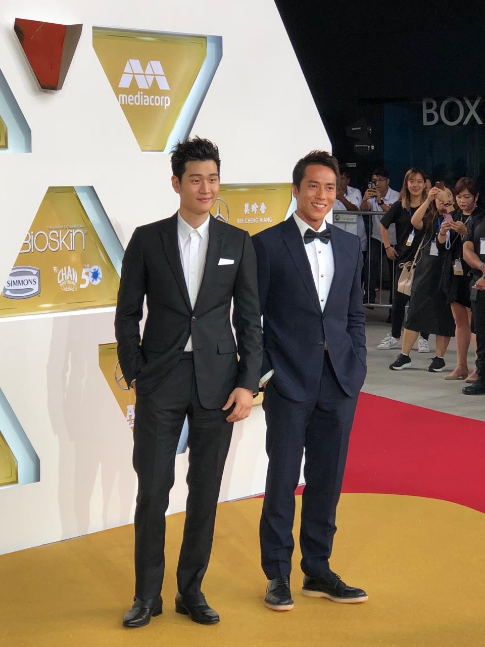 Eric Chou and Kaiser Chuang. (PHOTO: Reta Lee/Yahoo Lifestyle Singapore)