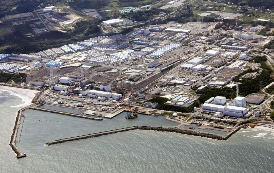 So sieht das Kernkraftwerk Fukushima Daiichi heute aus, aufgenommen in Fukushima, Nordjapan, am 24. August 2023. - Copyright: Kyodo News via AP