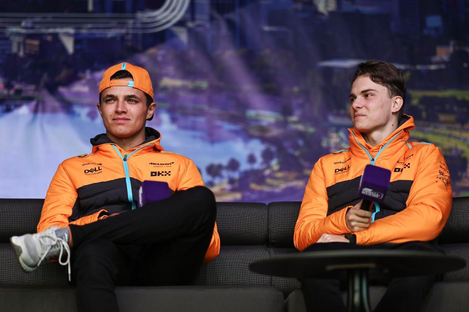 Lando Norris and Oscar Piastri