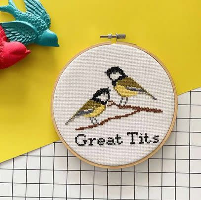 Great Tits Crotch Stitch Kit