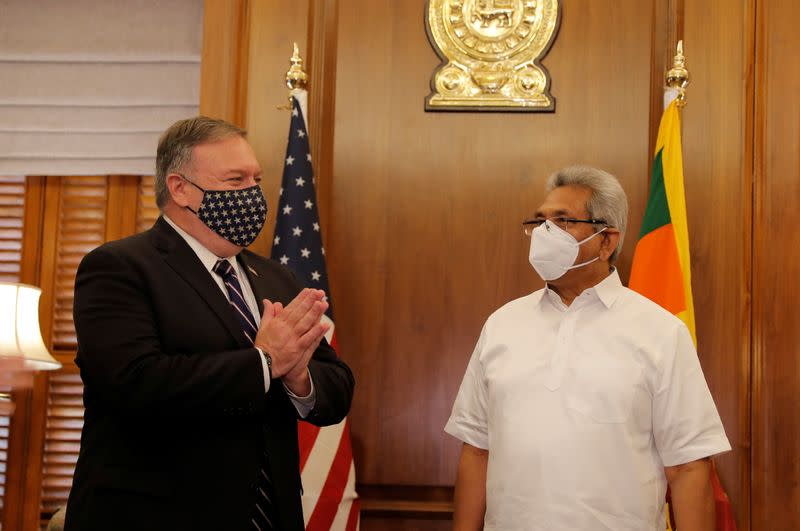 U.S. Secretary of State Mike Pompeo visits Sri Lanka