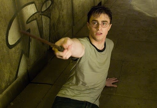  Harry Potter TV series will feature around the character famously played by Daniel Radcliffe, here as Harry with wand. 