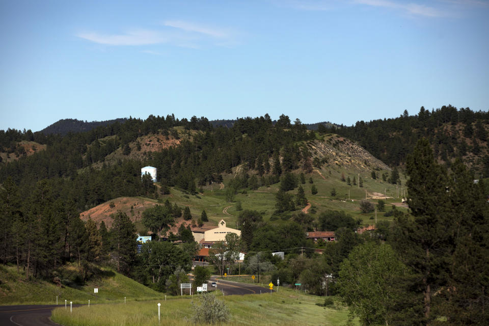 El diminuto pueblo reserva de Lame Deer, Montana, donde creció Silver Little Eagle, el 11 de junio de 2021. (Tailyr Irvine/The New York Times)