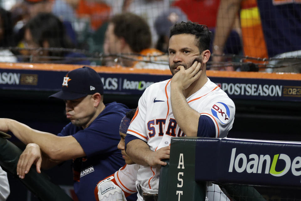 José Altuve está en la lista de jugadores que se habrían beneficiado del robo de señales de los Houston Astros. (Photo by Carmen Mandato/Getty Images)