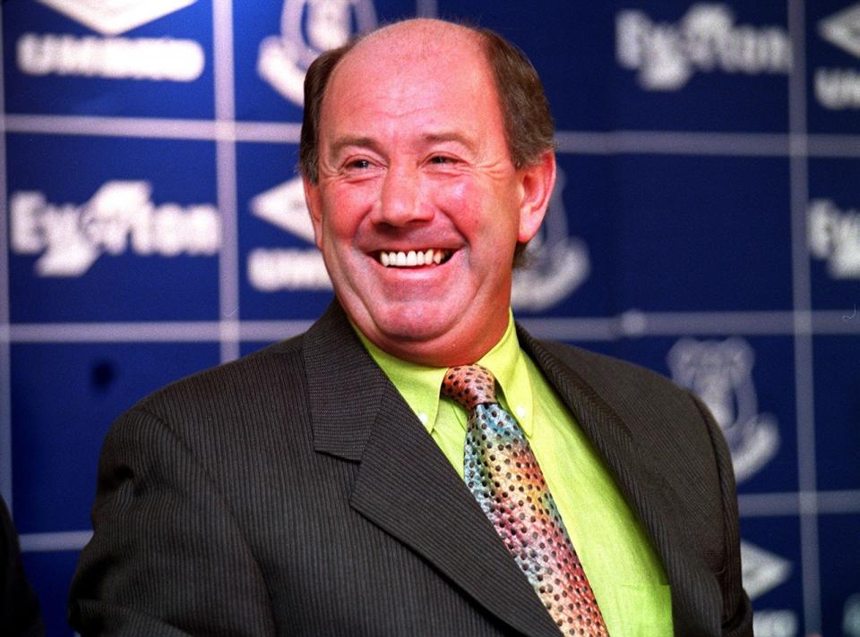 Howard Kendall helped Everton escape the drop in his second spell at Goodison Park