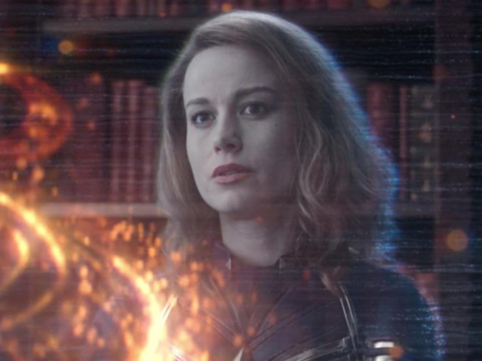 Brie Larson in the mid-credits scene of "Shang-Chi and the Legend of the Ten Rings."