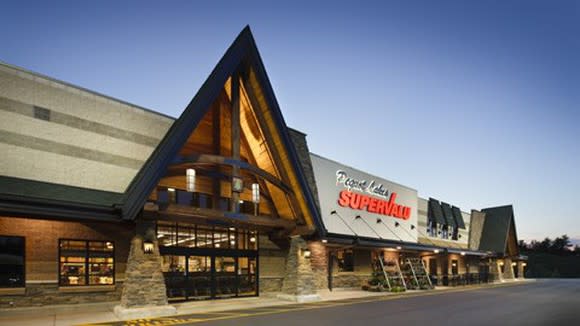 The exterior of a Supervalu supermarket