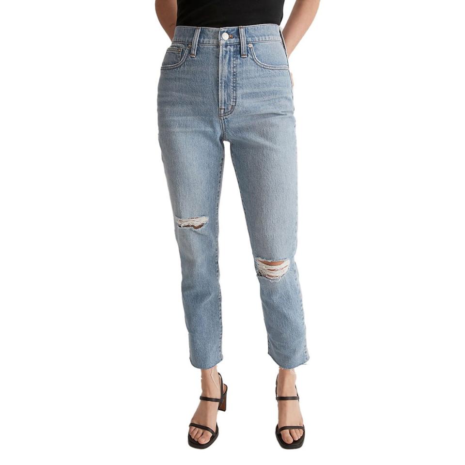 The Perfect Vintage Jean in Bradwell Wash: Ripped Edition