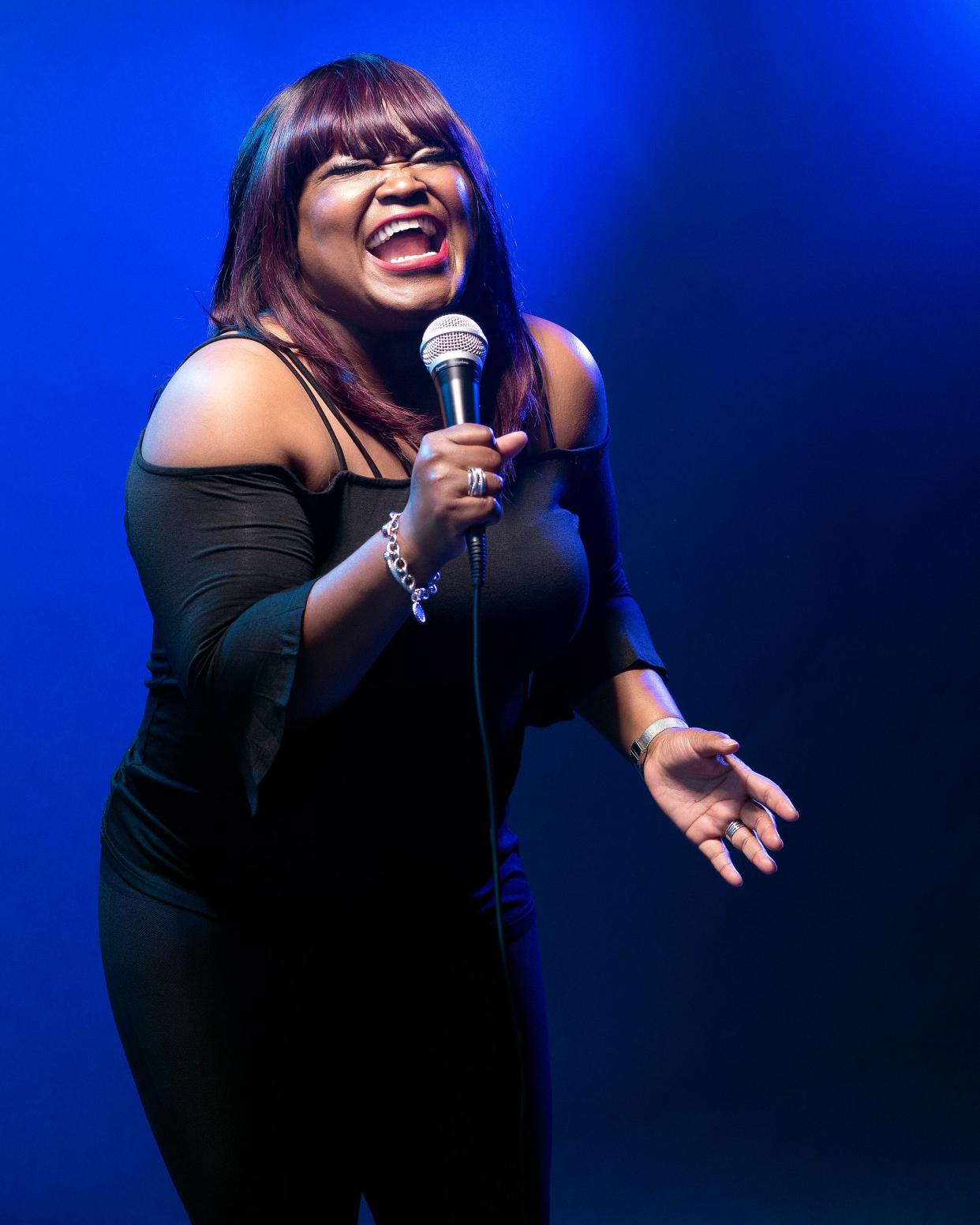 Blues singer Shemekia Copeland sings at the Narrows Center in Fall River on May 16.