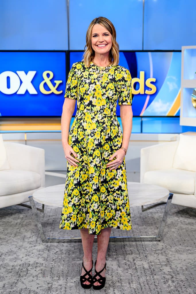 Savannah Guthrie visits 'Fox & Friends' on February 27, 2024.